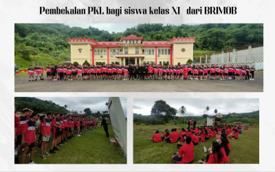 PEMBEKALAN PKL KELAS XI DARI BRIMOB