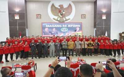 60 lulusan SMK Negeri PP Kalasey siap diberangkatkan ke Jepang!