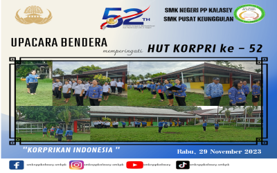 Upacara Peringatan HUT KORPRI ke 52 tahun 2023