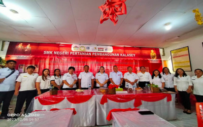 Kunjungan Studi Tiru dari SMK Negeri 1 Pinolosian Timur