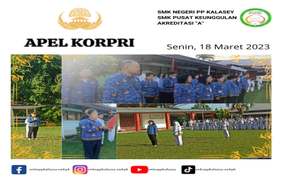 Apel KORPRI dan Upacara Bendera